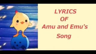 Video thumbnail of "Doraemon song, Amu to Emu no Uta [ Lyrics ]"