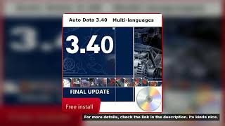 2024 Auto Repair Software Auto Data 3.40 Spanish Multi-languages Automotive Car Repair Tool Software