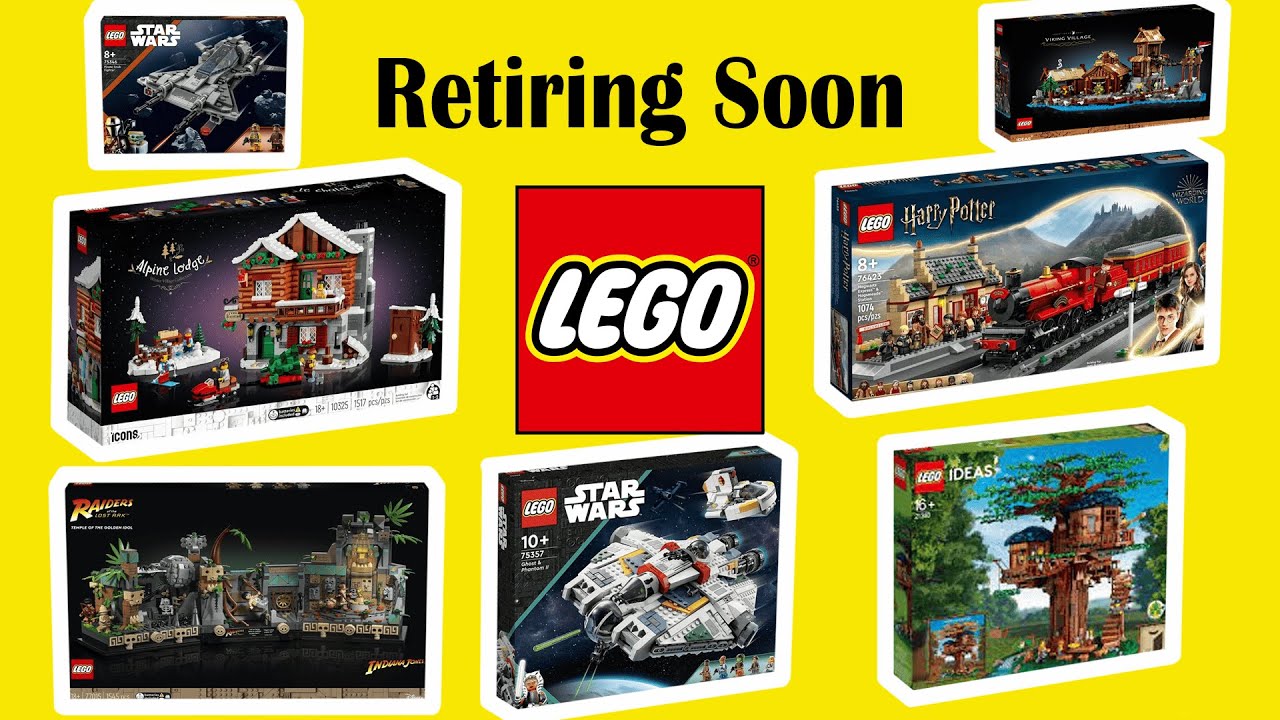 All Lego Sets Retiring In 2024 (Part 1) YouTube