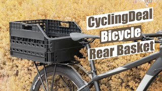 CyclingDeal Bicycle Rear Basket CD-BM-03