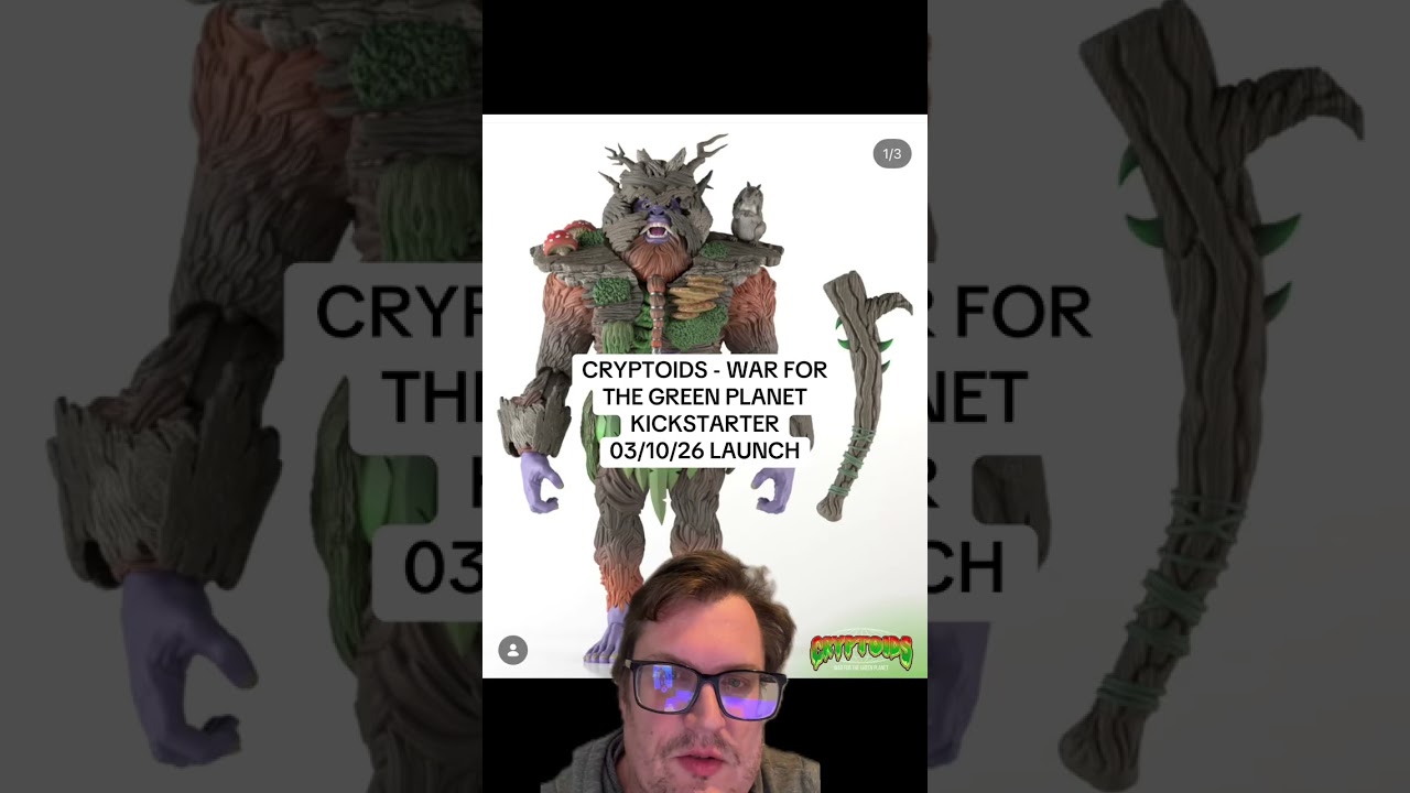 CRYPTOIDS - WAR FOR THE GREEN PLANET KICKSTARTER 03/10/26 LAUNCH #fyp #cryptid #bigfoot