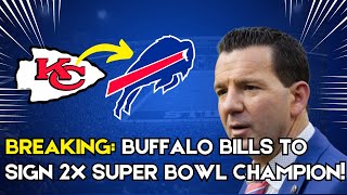 🚨 BUFFALO BILLS TO SIGN 2X SUPER BOWL CHAMPION! BUFFALO BILLS NEWS 2024 NFL #buffalobillsnews