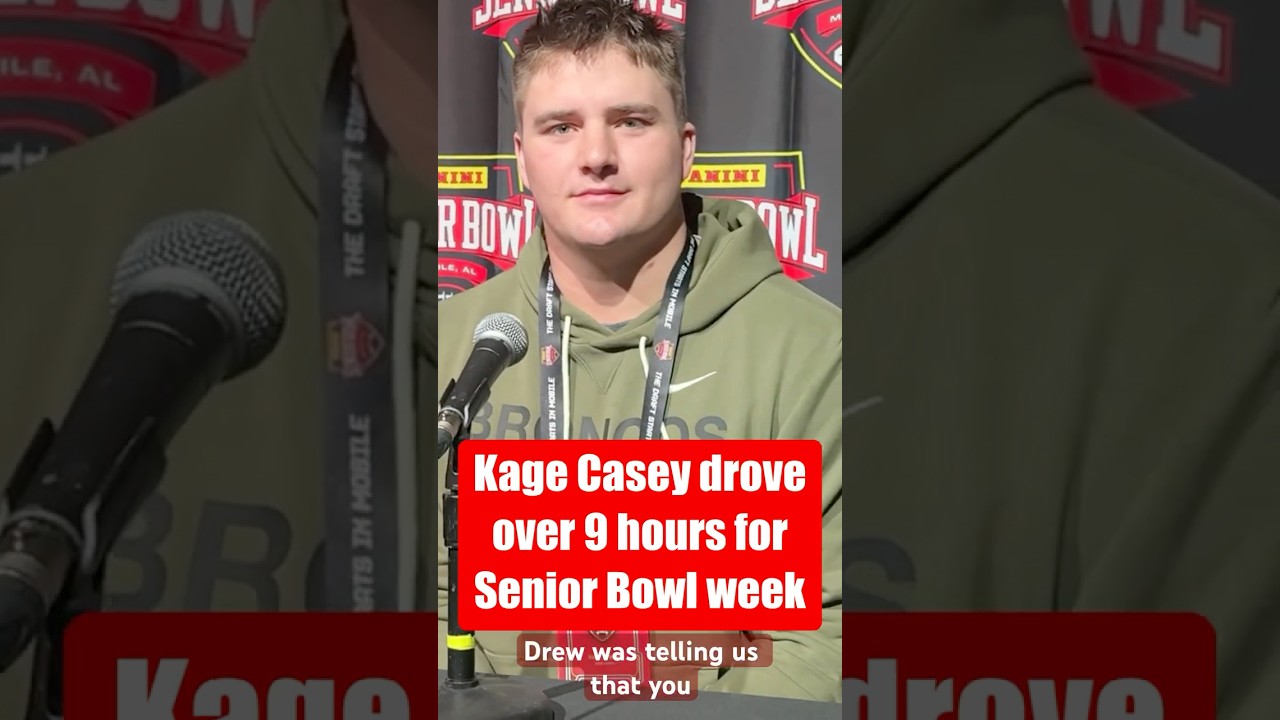 Former Boise State’s Kage Casey: “Driving through it was a no brainer — I really love football.” ❄️