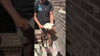 Brick Level Hack #Bricklaying #ConstructionTrick #MasonryHack #BrickWall #BuildingSkills