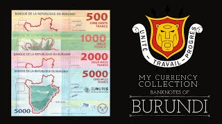 Banknotes Of Burundi, My Collection