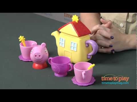 New Peppa Pig Family Peppa Pig Holding Tea Cup Set Of 5