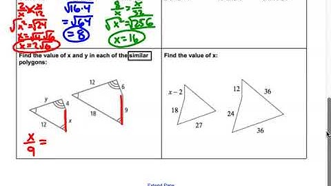 Geometry Chapter 7 Review Video