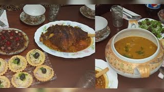 طاولة أول يوم رمضان? العشا وحتى السحور مع طبق رئيسي يحمر الوجه