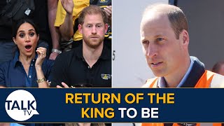 Return Of The King To Be: Prince William Back On Royal Duties | Harry And Meghan Trolling King Resimi