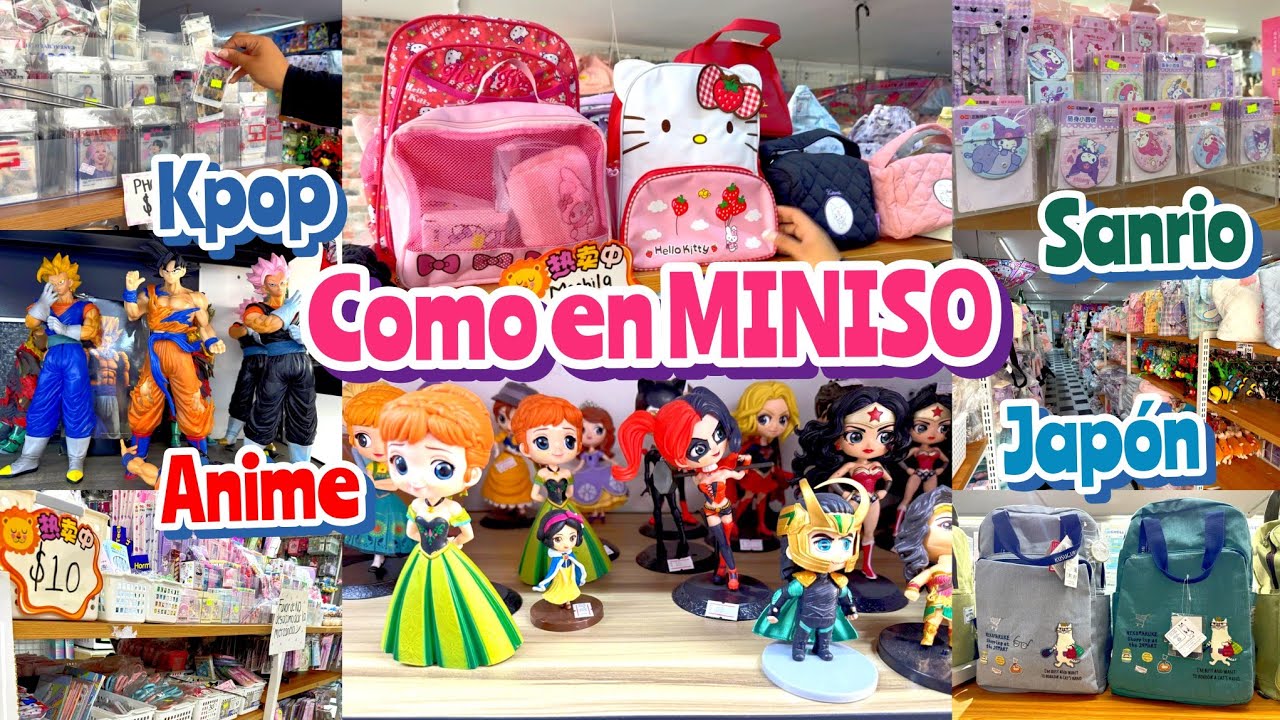 como en MINISO de LICENCIA 😱 ANIME, KPOP, SANRIO, KAWAII... pero mas ECONOMICOS | Desde $10 PESOS