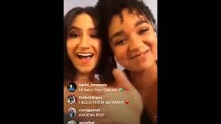 The Bold Type - Aisha & Nikohl’s Instagram Live (July 25, 2017)