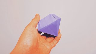 How To Fold A Origami Paper Diamond