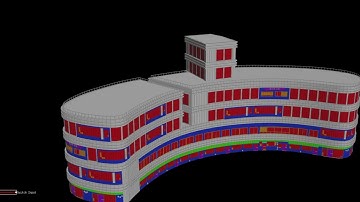 Houdini curved building generator