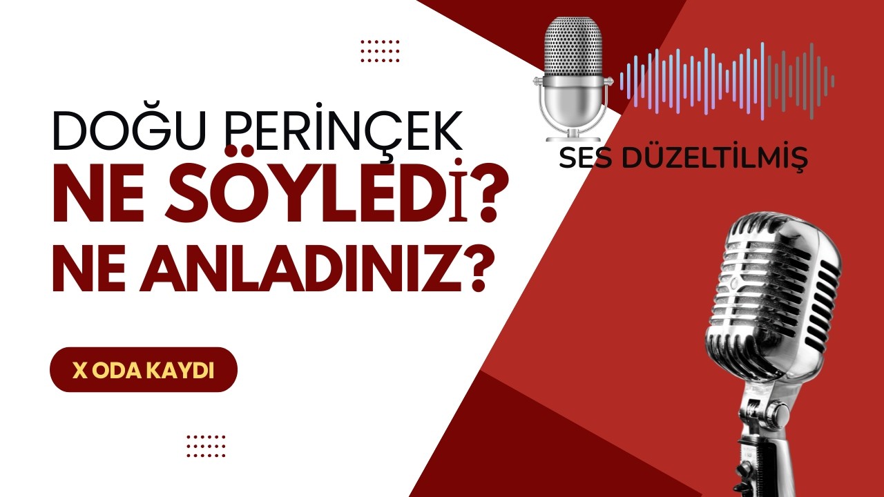 Perinçek’in söylediklerinden ne anladınız？ (SES DÜZENLENMİŞ HALİ)