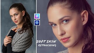 Soft Skin Retouching Tutorial For Beginner || PicsArt And Ps Touch screenshot 5