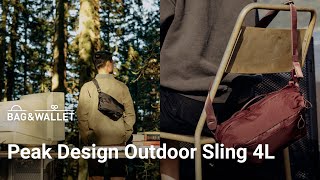 Обзор сумки Peak Design Outdoor Sling 4L