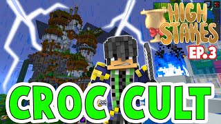 🐊 CROC CULT INITIATIONS 🐊 | Minecraft High Stakes Ep#3