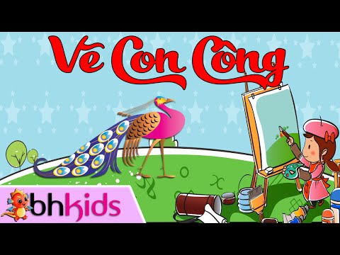 Video Cách Vẽ Con Công - Hướng Dẫn Bé Học Vẽ - youtube