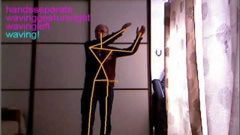 Gesture recognition with Kinect, OpenNI and GDL