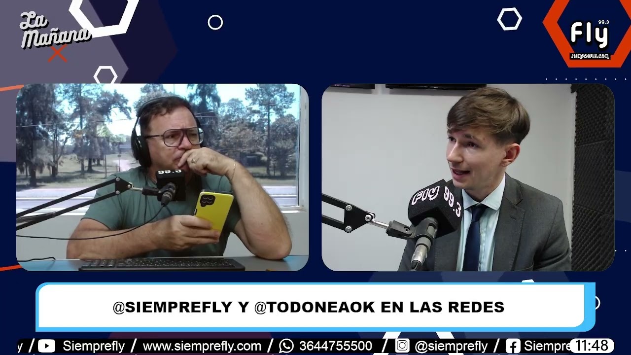 🔴𝗘𝗡 𝗘𝗦𝗧𝗨𝗗𝗜𝗢𝗦┃En #LaMañana recibimos la visita del Dr. Ramiro Cabaña, Abogado