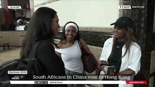 2024 Elections | South Africans cast their votes in Hong Kong, China