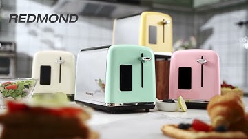 ST039 900W Cool Touch 2 Slice Toaster With Screen - REDMOND
