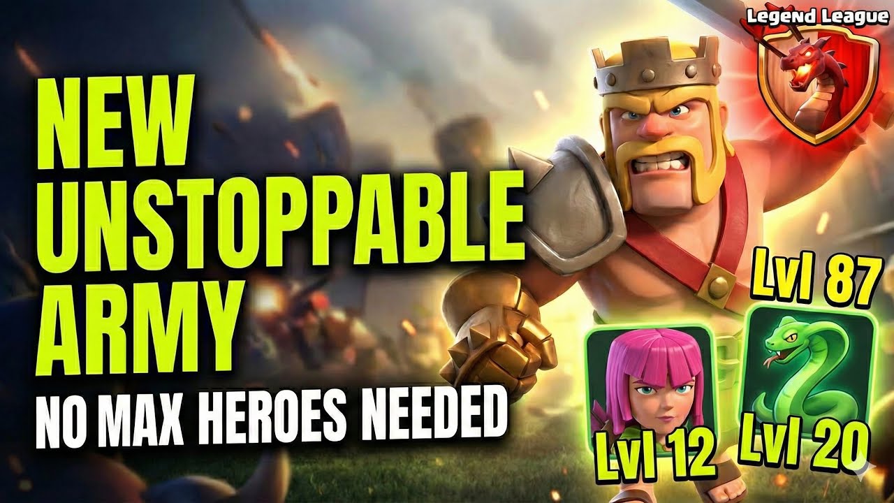 NEW Army - BREAKING Legend League - Clash Of Clans