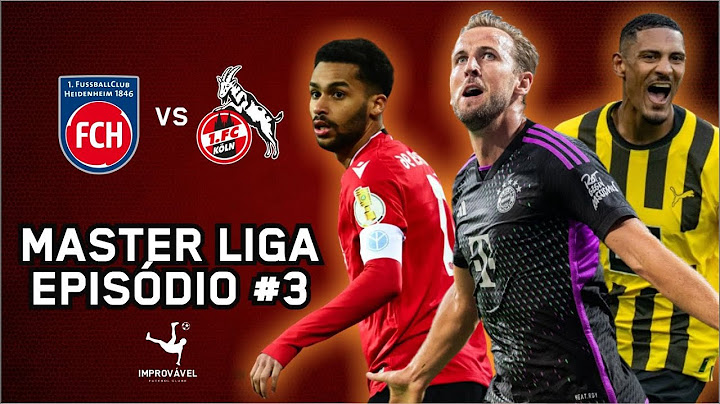 Narração com IA | Jogo completo | Heidenheim X Colônia | Bundesliga | Master Liga