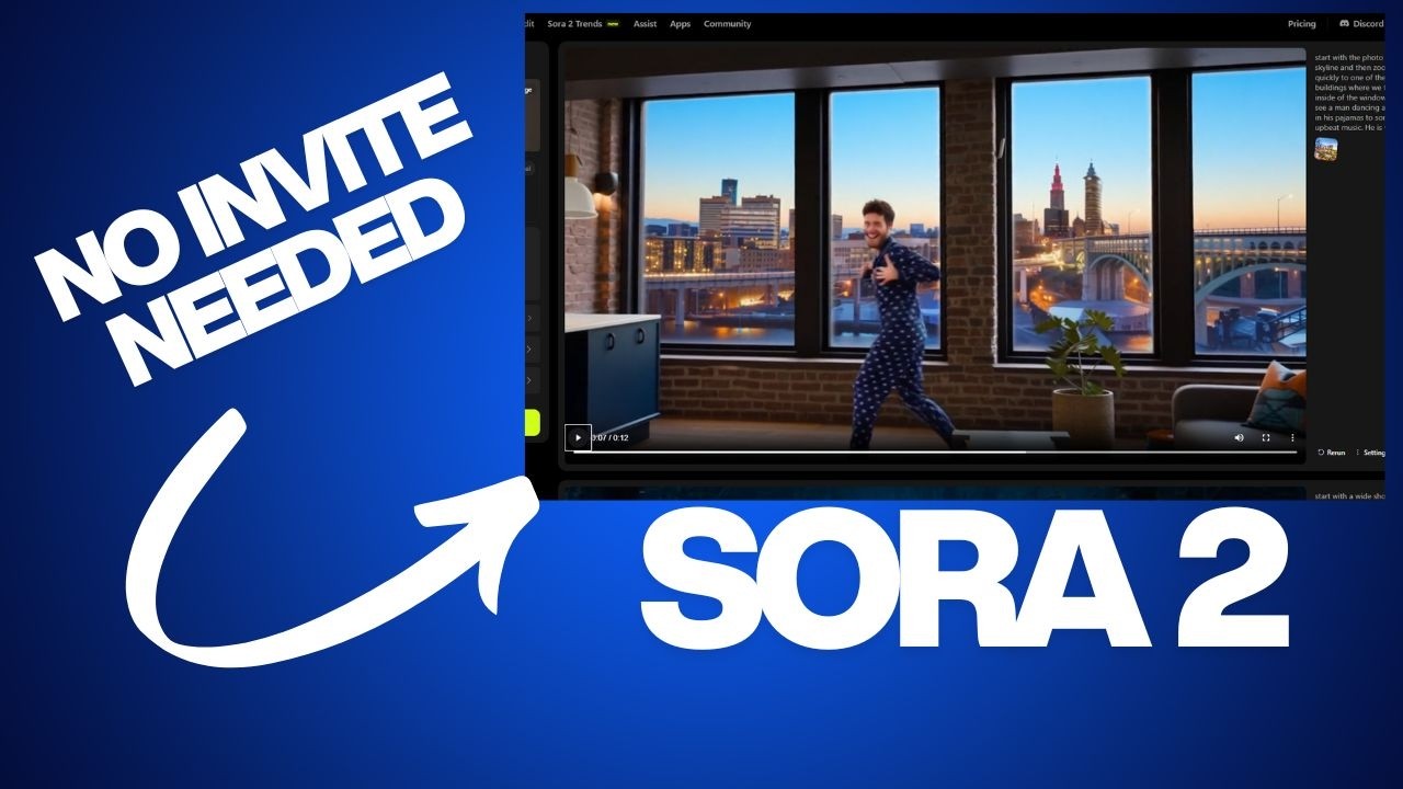 How to use SORA 2 (Open Ai Video Gen) RIGHT NOW! - Skip the waitlist ...
