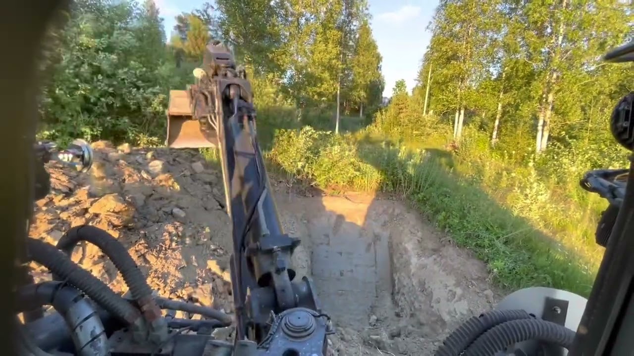 Huddig gör iordning för en sista vila.