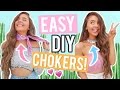 EASY DIY CHOKERS 2017! Cheap DIY Jewelry + Choker Necklaces You Will ACTUALLY want!