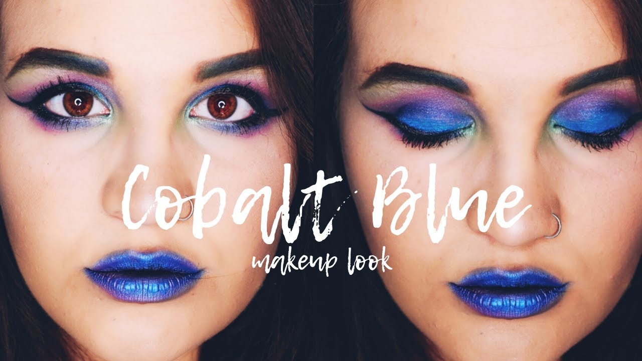 Cobalt Blue Makeup Look YouTube