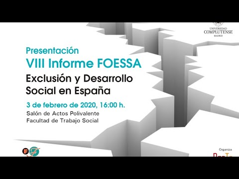 Presentación del VIII Informe FOESSA exclusión y desarrollo social en España