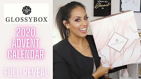 Glossybox Advent Calendar 2020 Full Reveal & Unboxing