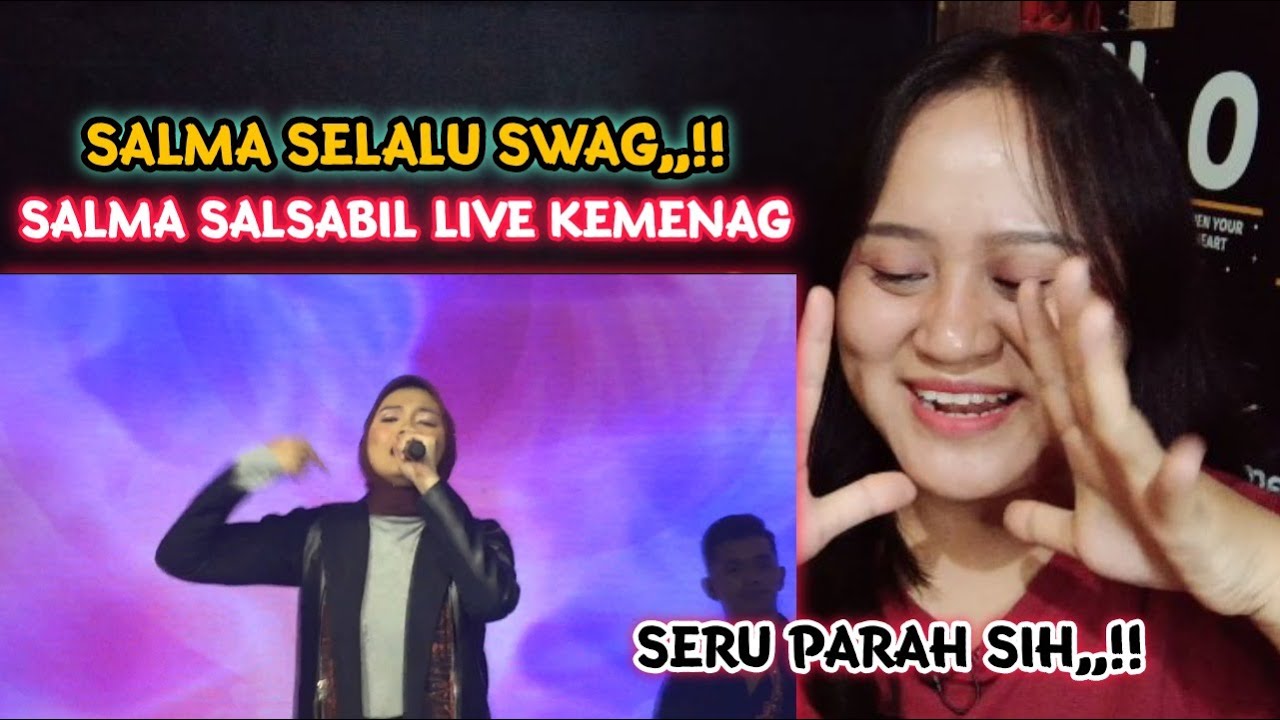 Salma Swag,,!! SALMA SALSABIL - KELIRU LIVE KEMENAG || Arisa Reaction