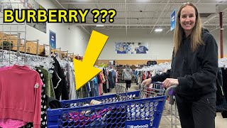 Did I just find BURBERRY at Goodwill? THRIFT with me at this huge Goodwill!