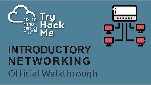 TryHackMe Introductory Networking Official Walkthrough