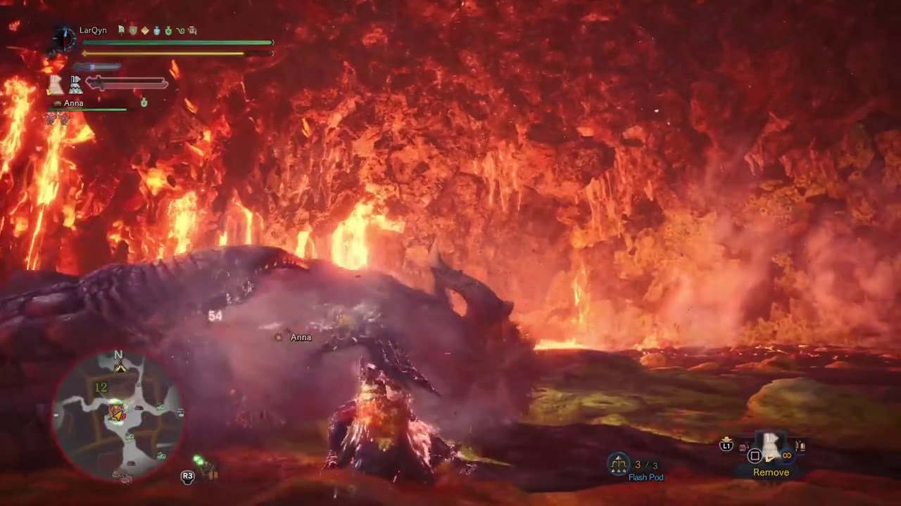 MHWorld: Teostra Duel Blade Taroth Daggers "Water"  Solo 