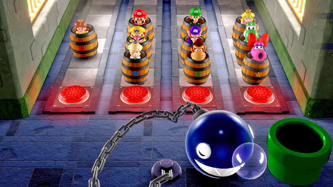 Mario Party Superstars - Daisy vs All Characters Sneak n Snore (Master Difficulty)