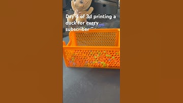 Day 4 of 3d printing a duck for every subscriber