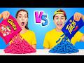 123GO! Blue vs Pink Food Challenge 🩷💙