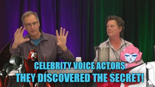 They Discovered The Secret! Transformers Voice Actors Doug Parker &amp; Sharon Alexander on Celebs in VO
