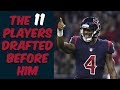 Who Were The 11 Players Drafted Before Deshaun Watson? Where Are They Now?
