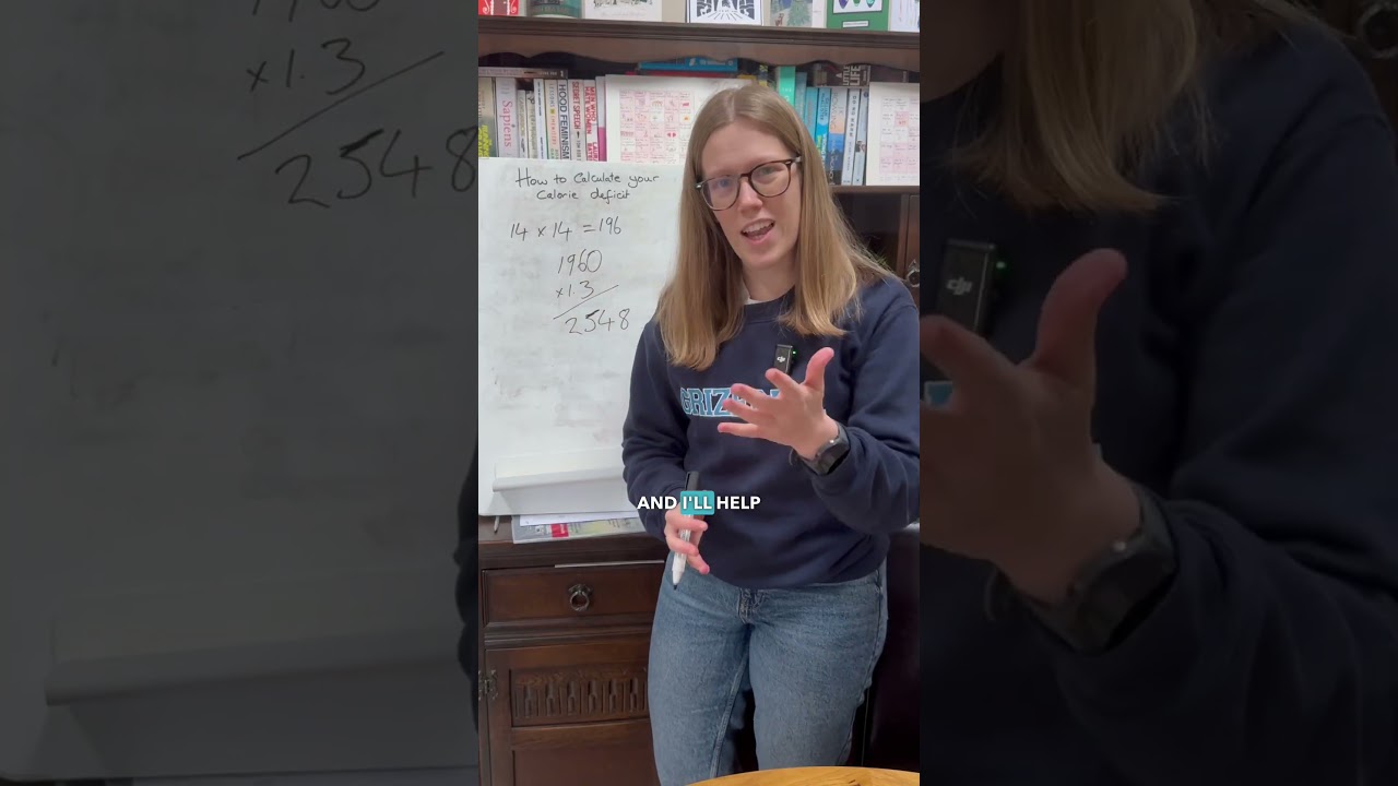 ⁣How to calculate your calorie deficit