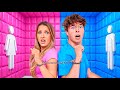 BOYS vs GIRLS Trapped in a Tiny Room!