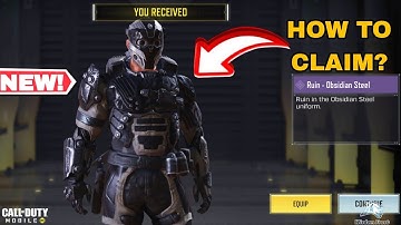 How to CLAIM FREE Ruin - Obsidian Steel Character Skin From Desolate Endurance Event Cod Mobile