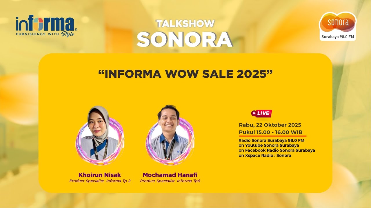 INFORMA WOW SALE | DISKON TERBESAR #PASTIWOW - YouTube