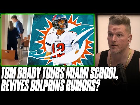 Tom Brady Tours Schools In Miami, Re-Sparks Rumors Of Tom To Dolphins?! | Pat McAfee Reacts