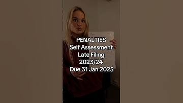 What is the penalty for not submitting you Self Assessment Tax Return to HMRC? Due 31 January 2025