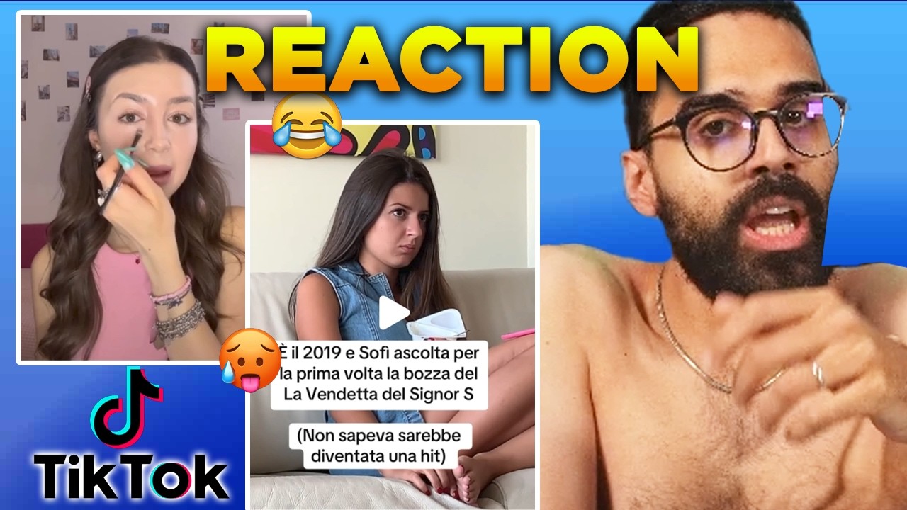 DARIO MOCCIA SCOPRE il suo FEED TIKTOK Parte 1